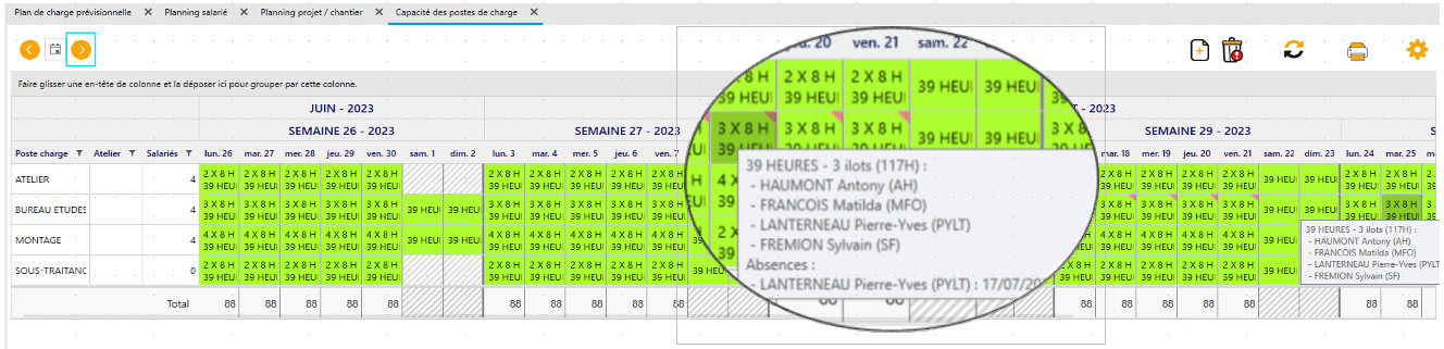 Gérer les ressources par service dans le Planning projet et chantier HERAKLES Gérer les ressources par service dans le Planning projet et chantier HERAKLES