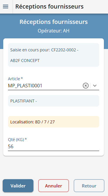 Gestion de stock en mobilité Gestion de stock en mobilité