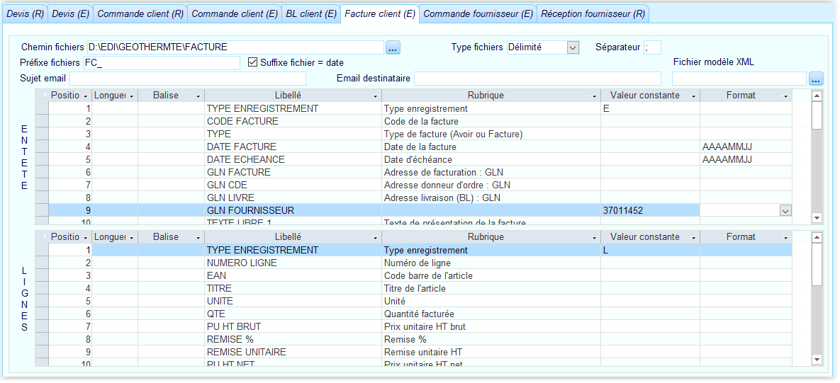 L'EDI dans le logiciel ERP HERAKLES L'EDI dans le logiciel ERP HERAKLES